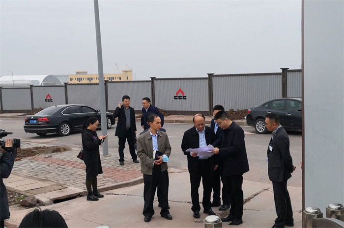 经开区主任蒲成明一行领导来我司项目视察