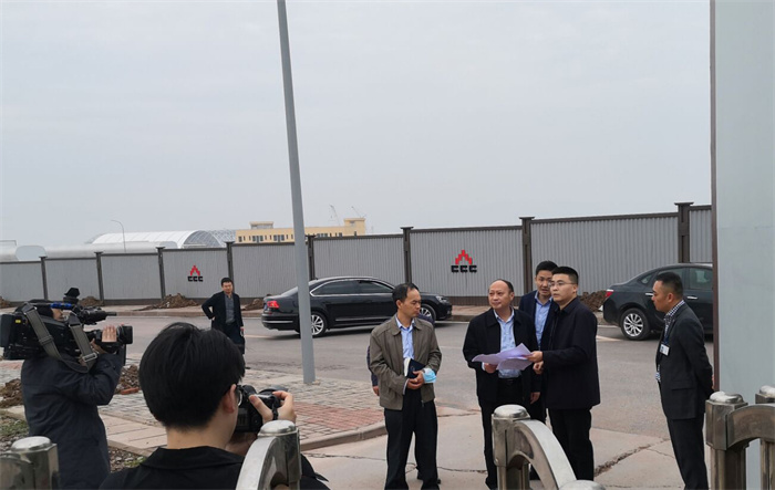 经开区主任蒲成明一行领导来我司项目视察
